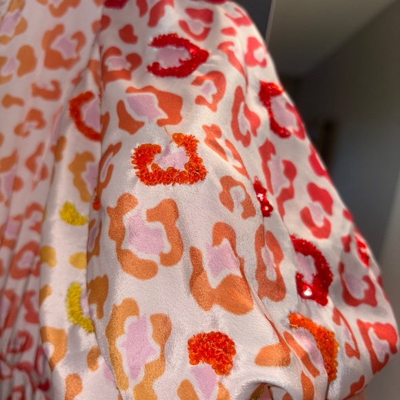 🤩Rococo Sand Avana Leopard Print Puff-Sleeve Maxi Dress🤩 - Picture 11 of 11